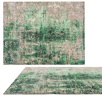 New Chinese Style Simple Carpet Simple Carpet Living Room Carpet Pattern Carpet Decorative Carpet 3d model