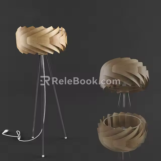 Alien floor lamp 3d model