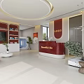 SPA Sauna Luxury Interior Design With Modern Relaxation Space And Decorative Plants