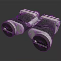 Black Metal Binoculars As Daily Necessities With Comfortable Grip And Clear Lenses
