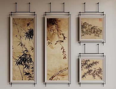 Decorative Hanging Painting 3d model