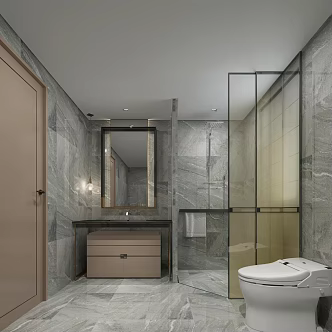 Modern toilet 3d model