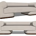 Modern Multiplayer Sofa Dahlem Double Sofa Double Sofa 3d model