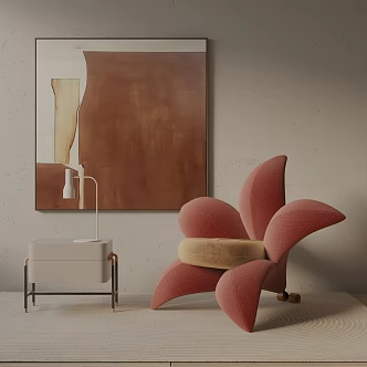 modern leisure chair 3d model