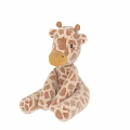 Soft Plush Giraffe Stuffed Toy With Brown Beige Spots And Multiple Angles View 3d model