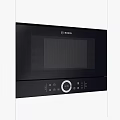 BOSCH Modern Black Microwave Kitchen Appliance With Control Panel Digital Display And Knob 3d model