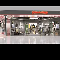 Modern Clothing Store Interior With Fashion Apparel Display Racks Mirrors And Stylish Outfits