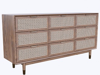 Modern Sideboard Entrance Cabinet 3d model