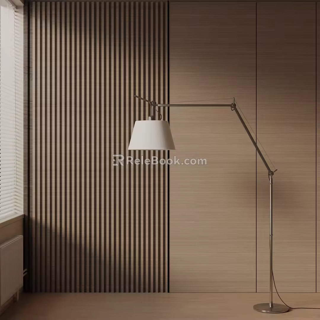 Modern floor lamp 3d model