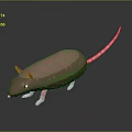 Cartoon Mouse Anime Mouse Anime Mouse Cartoon Character Cartoon Animal Cartoon Small Animal Game Character 3d model