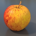 Apple Fruit Red Apple Red Fuji Apple Low Face Number Low Model Simple Model Game Sub-era Film and Television Level Super Realistic High Precision 3d model