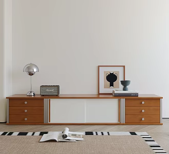 Modern medieval TV cabinet 3d model