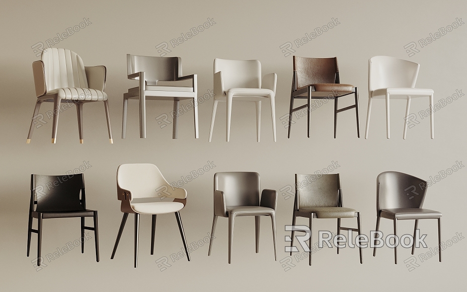 Modern Dining Chair Single Chair model