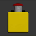 Electronic button key bomb key 3d model