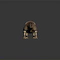 Detailed Triceratops Dinosaur Model With Open Mouth And Realistic Textured Skin