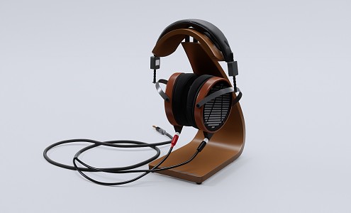 Modern headphones 3d model