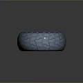 High Quality Vehicle Tire With Deep Tread Pattern And Durable Rubber Construction 3d model