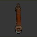 Red Metal Hardware Tool With Rustic Finish And Durable Build For Industrial Use