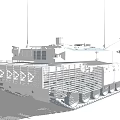Modern Tank Concept Design With Turret Gun Barrel And Tracks Structure