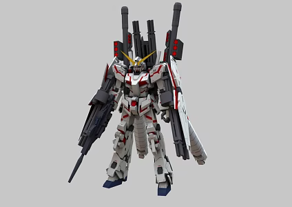 Robot Armed Robot Science Fiction Robot War Machine Mobile Soldier Gundam Transformers 3d model