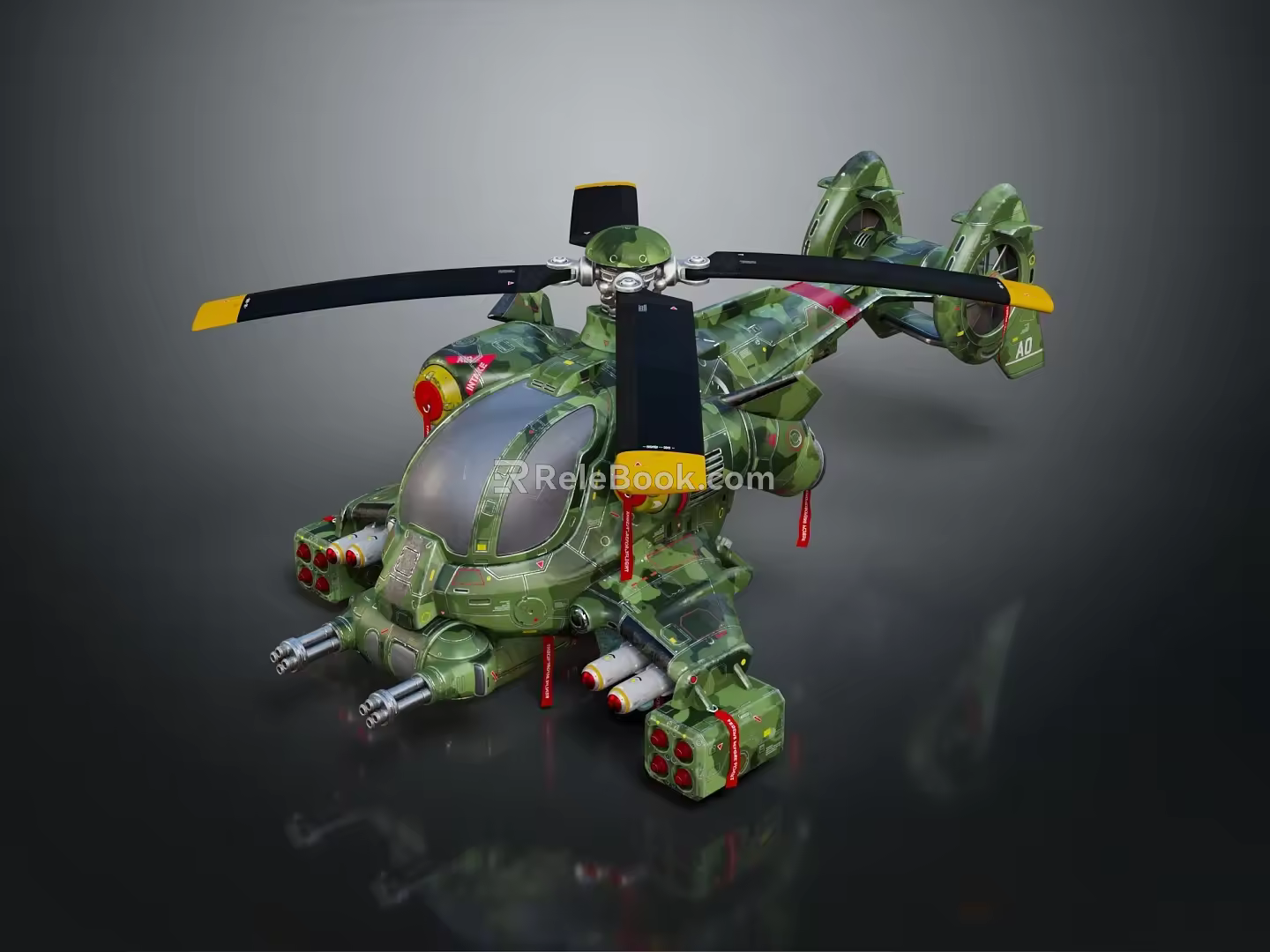 Modern Spaceship Spacecraft 3d model