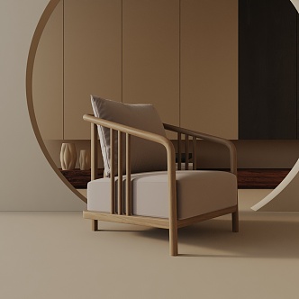 modern leisure chair 3d model