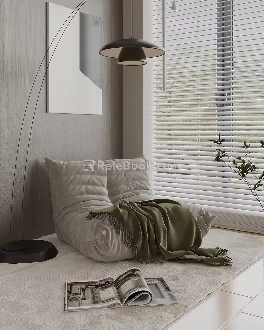 Caterpillar Lazy Sofa Casual Sofa 3d model