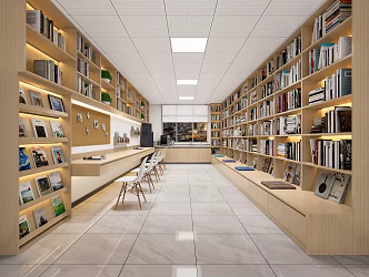 book reading room 3d model