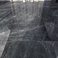 Gray Marble Floor Components With Natural Texture And Fine Crack Patterns 3d model