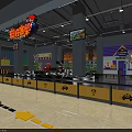 Vibrant Indoor Children's Playground With Colorful Cartoon Themed Decorations And Play Facilities
