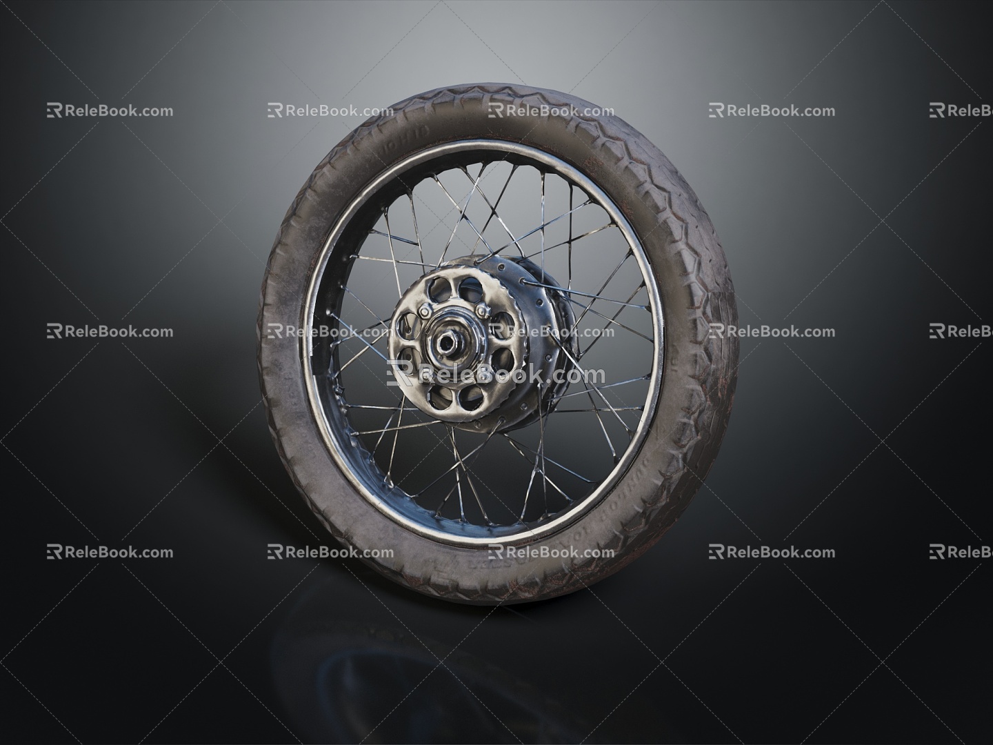 Modern Tyres Motorcycle Tyres 3d model