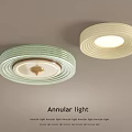 French ceiling lamp balcony ceiling lamp 3d model