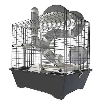 Modern Pet Cage 3d model Modern Pet Cage 3d model