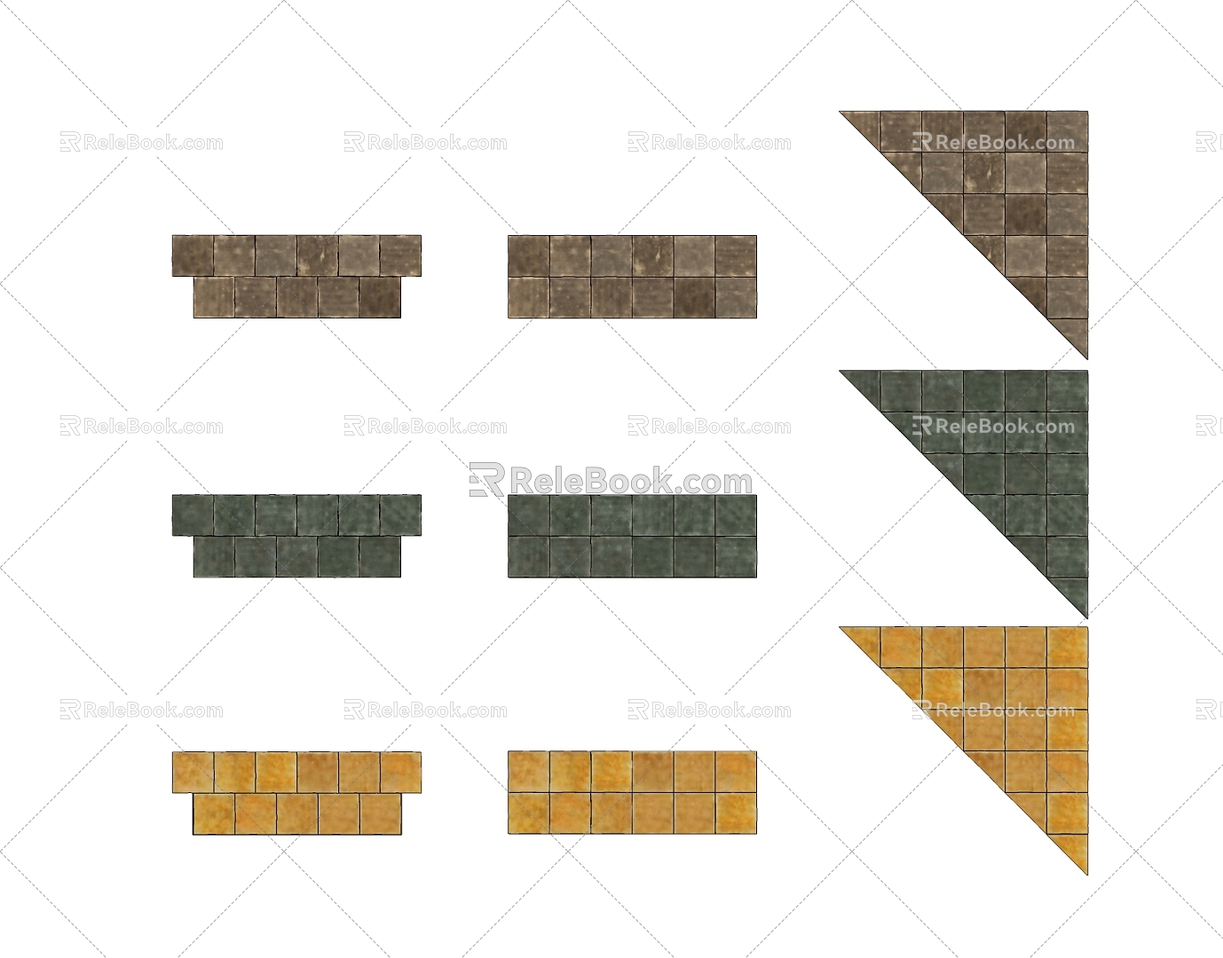 Modern Tile Tile Floor Tile Wall Tile 3d model