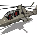 Modern Helicopter 3d model