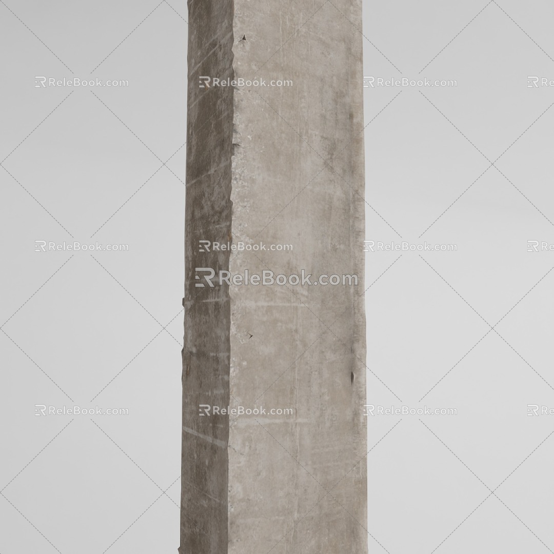 Modern Columns Cement Columns Stone Columns 3d model