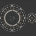 Mechanical Clutch Plates Circular Metallic Geared Disc Machinery Parts
