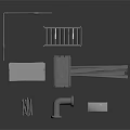 Industrial Metal Equipment Racks Shelving Pipe Fittings And Storage Bars