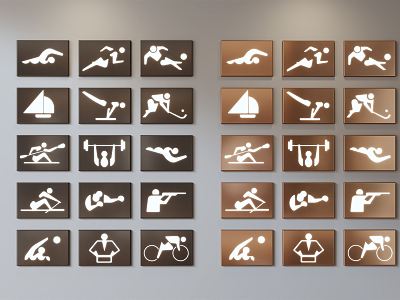 Modern Logo Sports Sign model