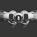 Modern Robot Warrior Mechanical Combat Police Mechanical Armor 3d model