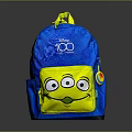 Disney 100 Years of Wonder Blue Backpack With Yellow Cartoon Face Design