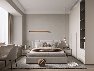 Modern Bedroom 3d model