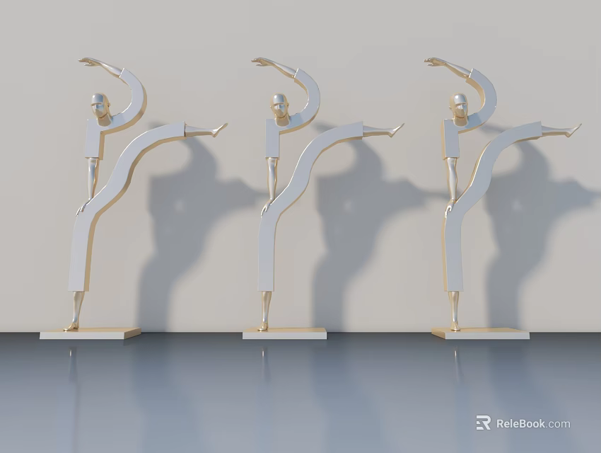 Modern Hinged Door Design For Home Interior With Smooth Surface And Quality Material 3d model