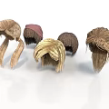 Various Style Daily Life Wigs With Different Colors And Natural Hair Look