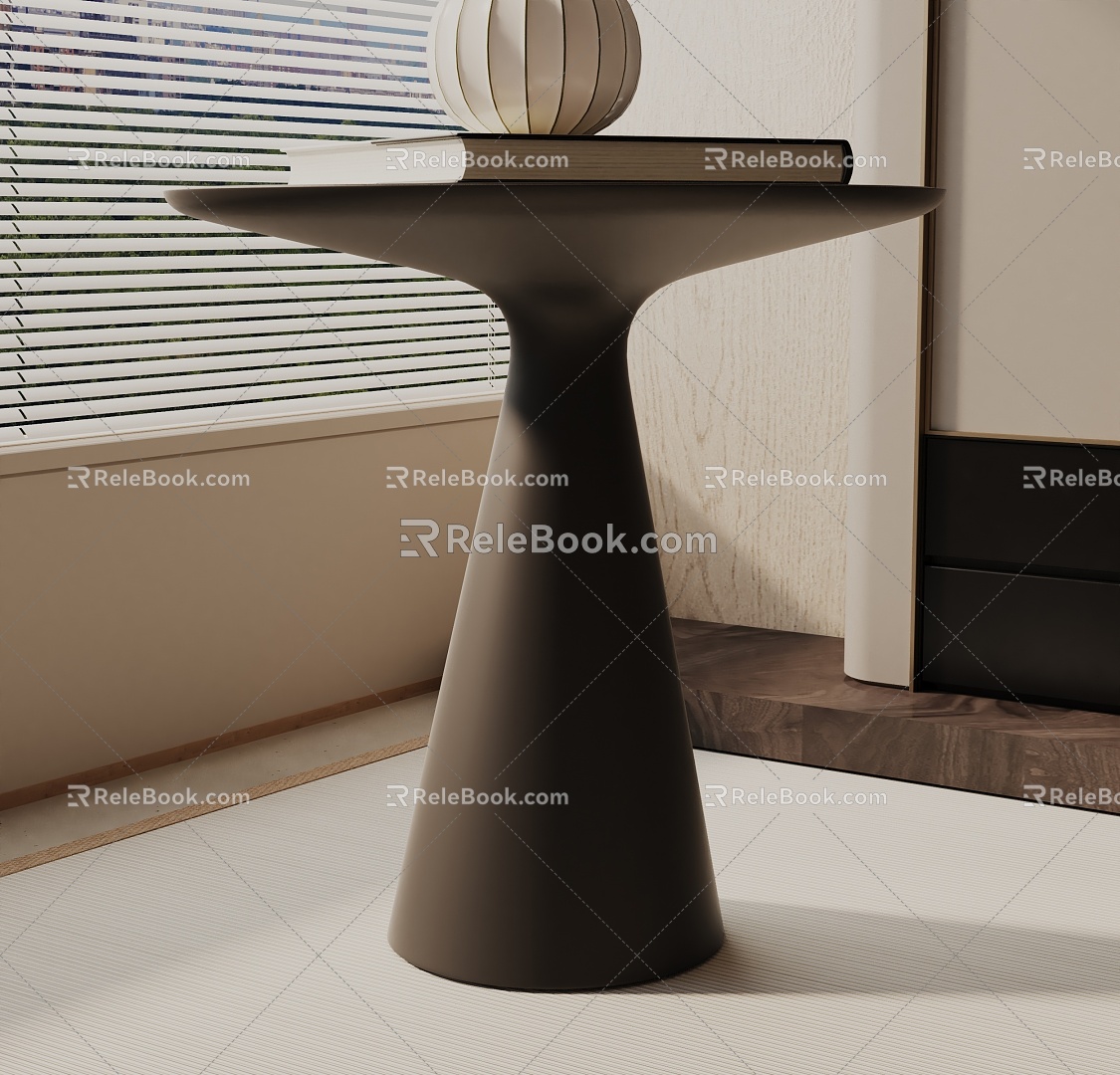 Modern Bedside Cabinet 3d model