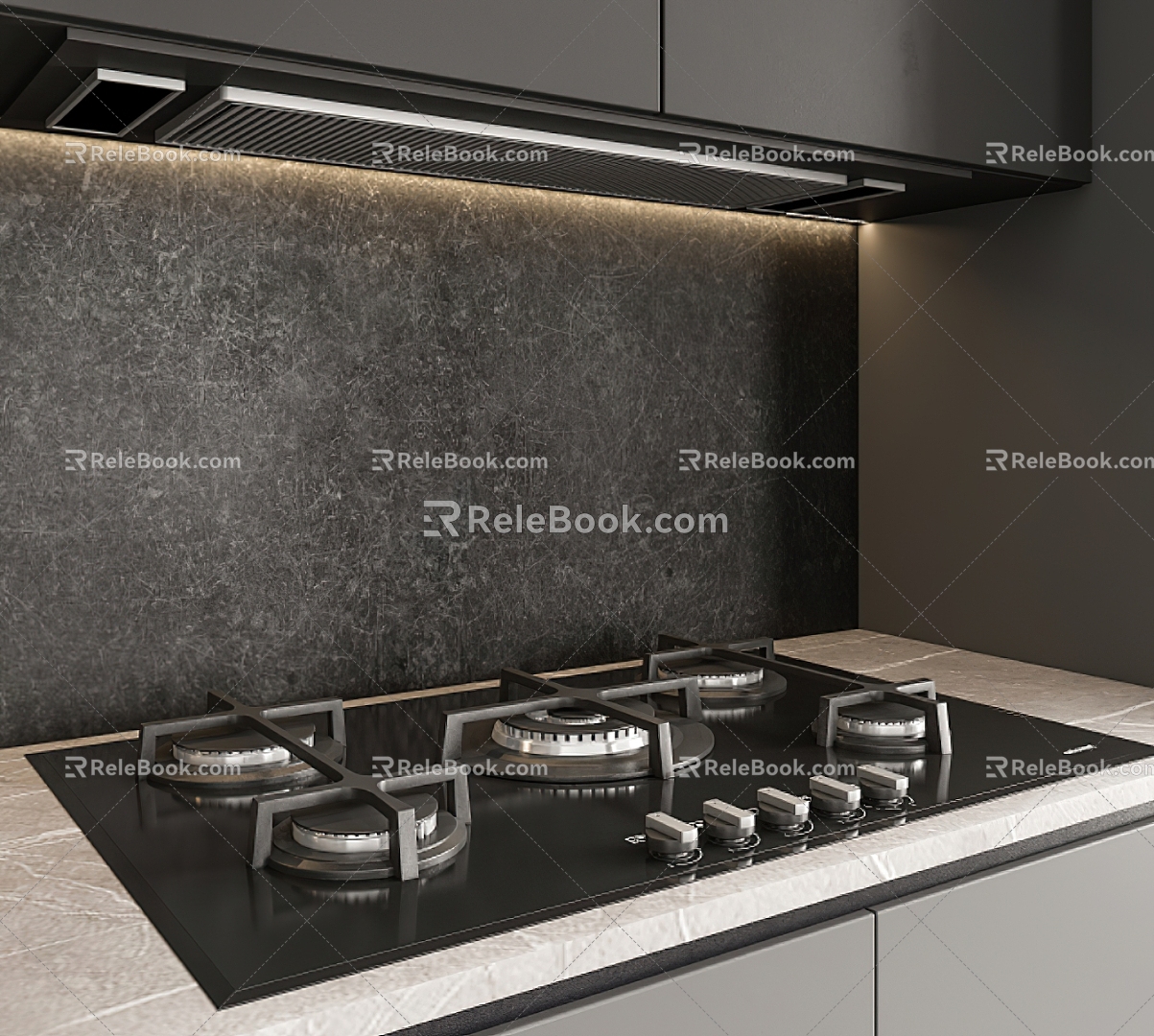 Modern Kitchen 3d model