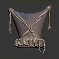 Ornate Handcrafted Traditional Headwear With Braided Straps Tassels And Beads