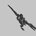 3D Modeled T Rex Dinosaur Character With Cracked Skin For Game And Film
