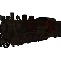 Vintage Black Steam Train Model With Coal Car And Number 7493