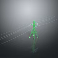 The image focuses on an electric pole and wires without any furniture elements, so it's unable to generate a furniture-themed title based on the picture's key information.